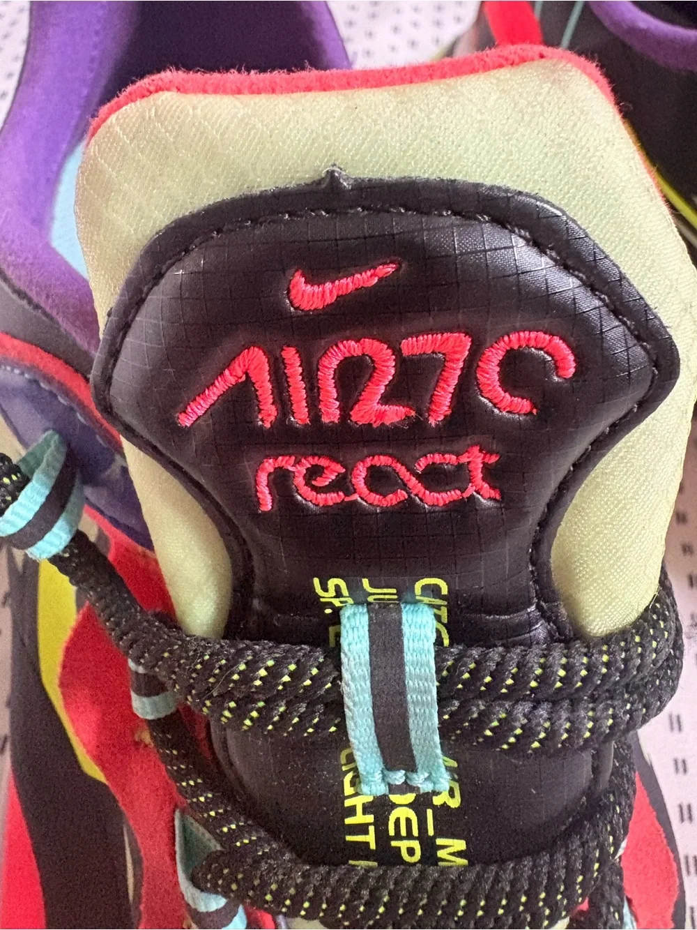 Nike Women's Multicolor Sneakers - Pink, Purple & Neon Yellow Accents